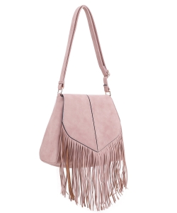 Soft Leather Fringe HOBO/Crossbody bag SJ20308 DUSTY